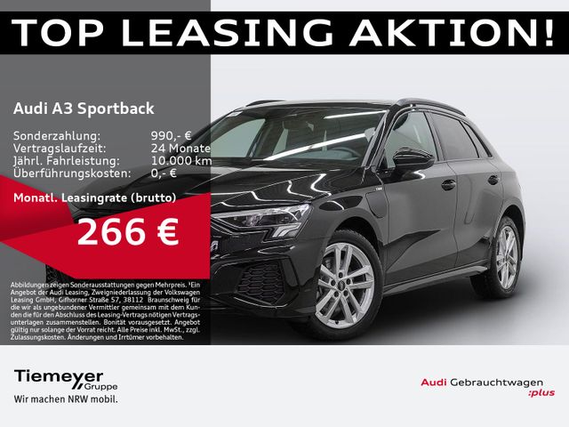 Audi A3 Sportback 40 TFSIe S LINE LEDER LM18 B&O PRIV