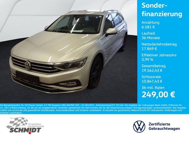 Volkswagen Passat Variant 2.0 TDI Elegance DSG MATRIX ACC