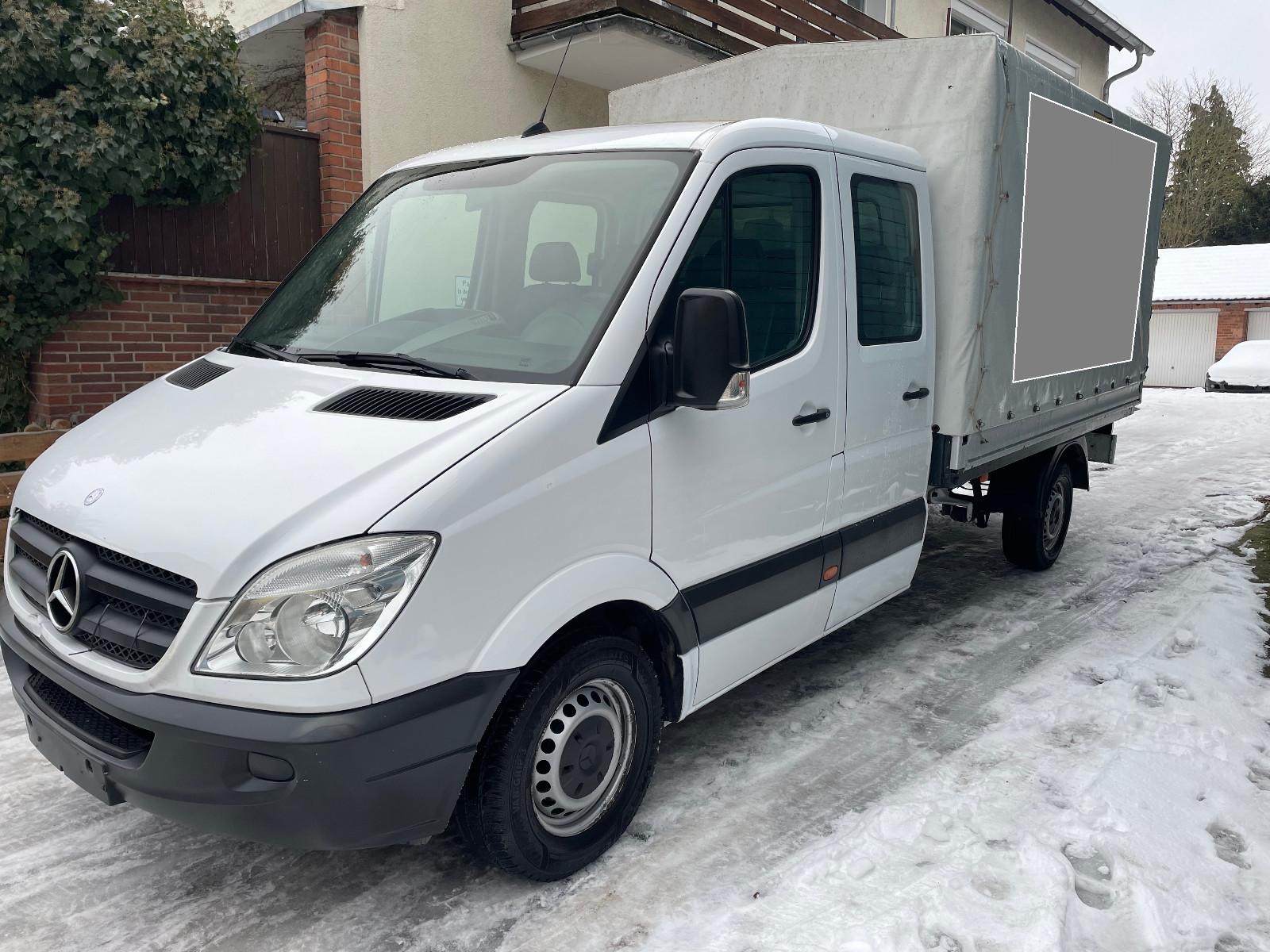 Mercedes-Benz 313 CDI Pritsche 3.20m + Plane/DoKa