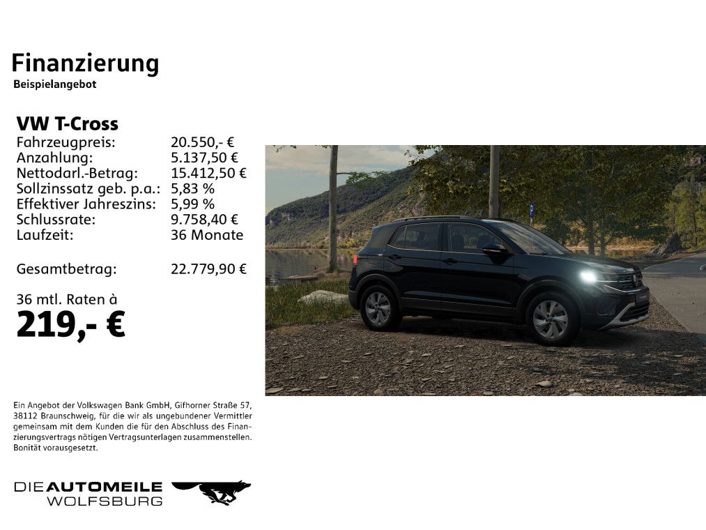 Volkswagen T-Cross 1.0 TSI Life LED/ACC imagem 2