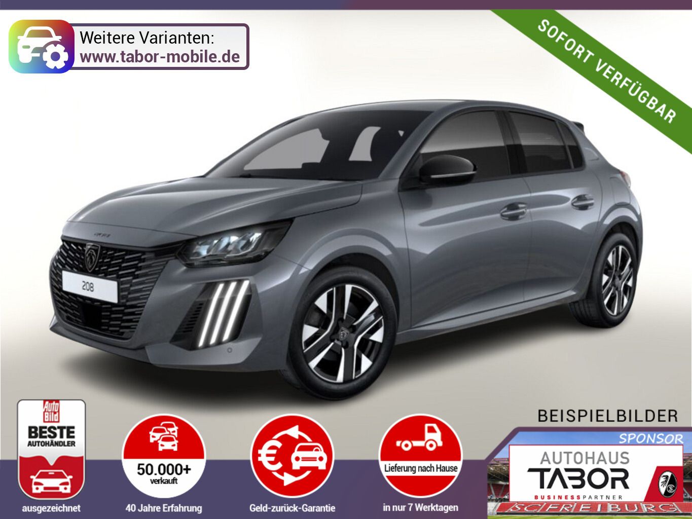 Peugeot 208 Allure 2xPDC LED CarPlay DAB Klimaaut DigC