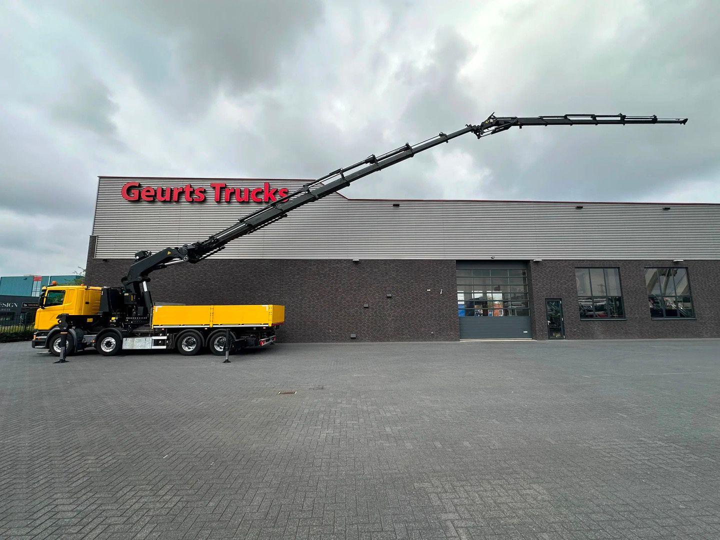 Scania G450 8X4 BAKWAGEN + PALFINGER PK 110002 = JIB PJ