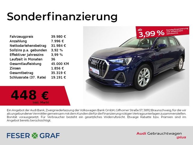 Audi Q3 S line 35 TFSI S tronic Navi AHK LED Virtual