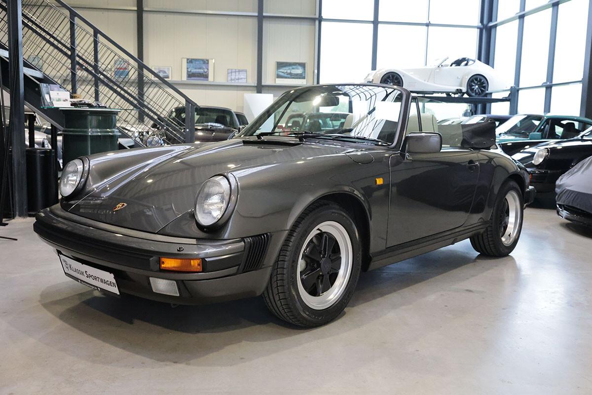 Porsche 3.2 Cabriolet, 1. Hand, 1. Brief, 1. Scheckheft