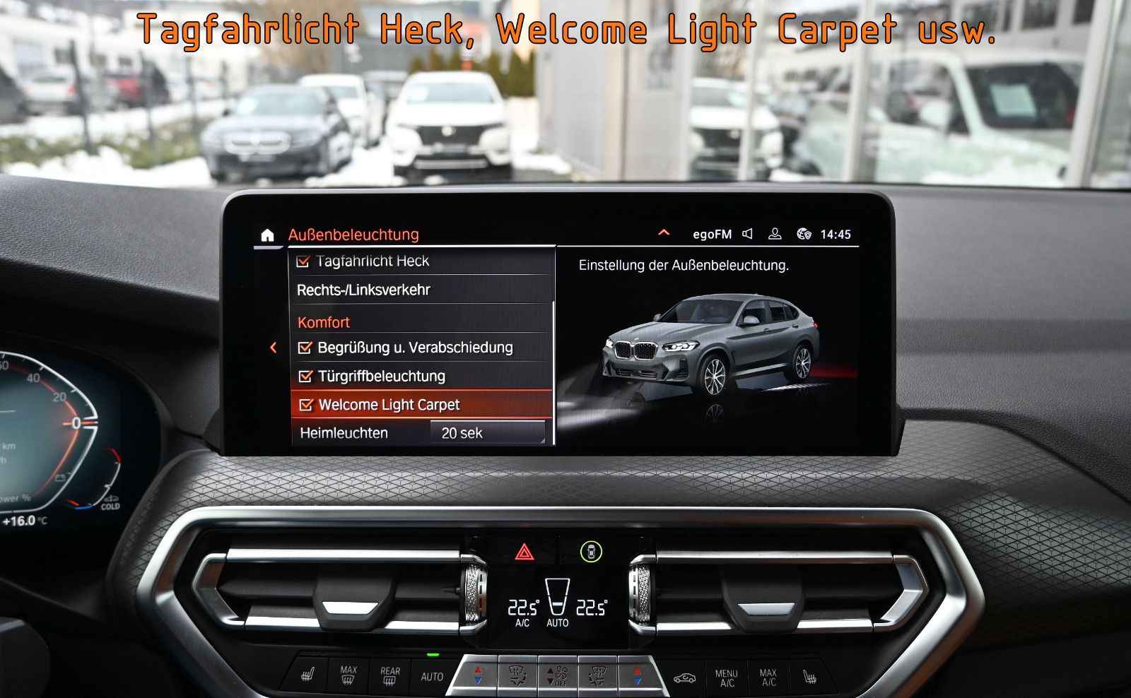 Fahrzeugabbildung BMW X4 xDr30d M SPORT °UVP 96.290€°AHK°M-SITZ°STHZG°