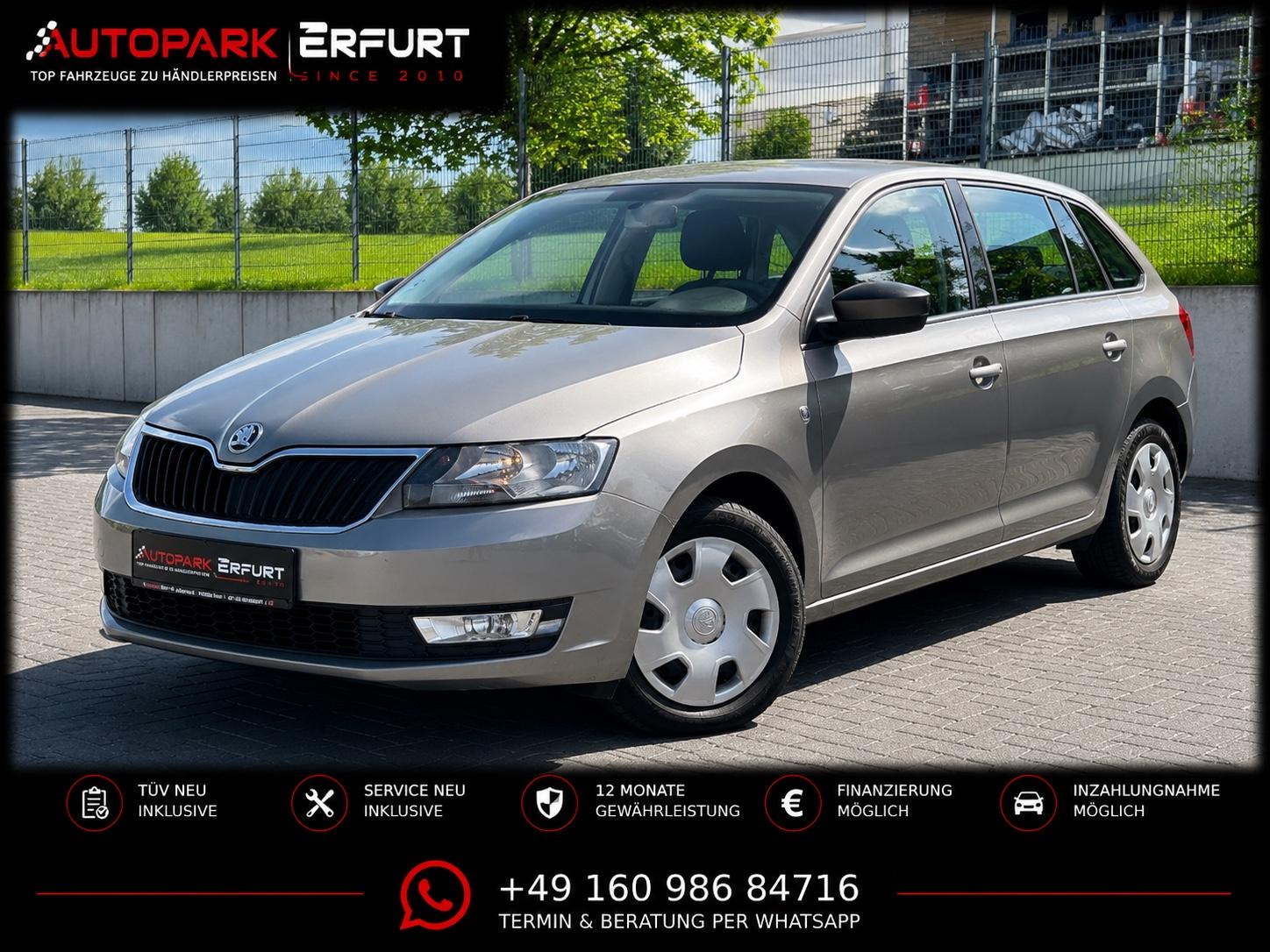 Skoda Rapid Spaceback Ambition Klima Temp StzH TÜV+SER