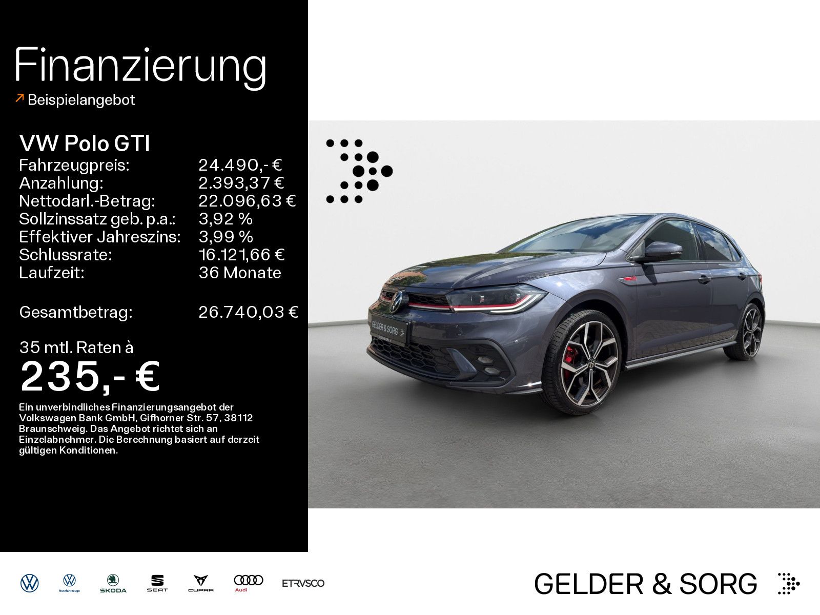 Volkswagen Polo GTI DSG 18Z*RFK*Matrix*ACC*Digital*DAB+Navi