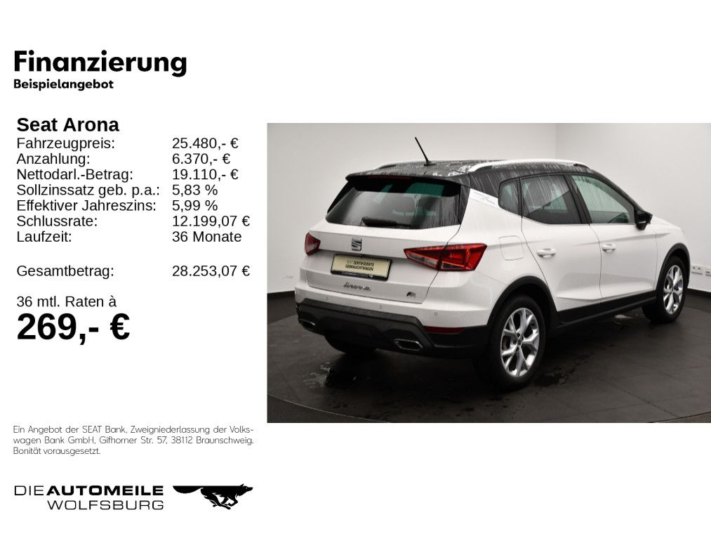 Seat Arona 1.5 TSI DSG FR Rückfahrkam/LED/AHK imagem 2
