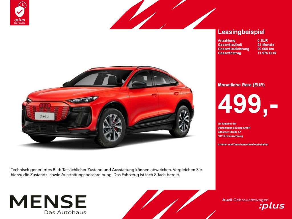 Audi Q6 Sportback e-tron performance 225 kW S-Line LM
