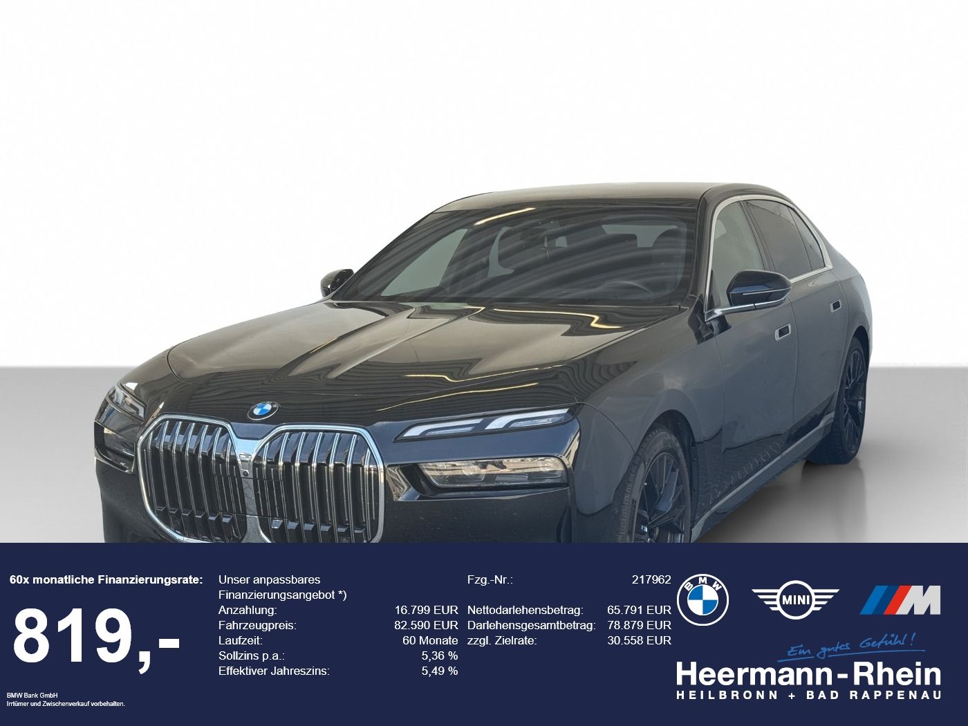 BMW 740dA xDrive Lim. Executive Lounge FondEntert.