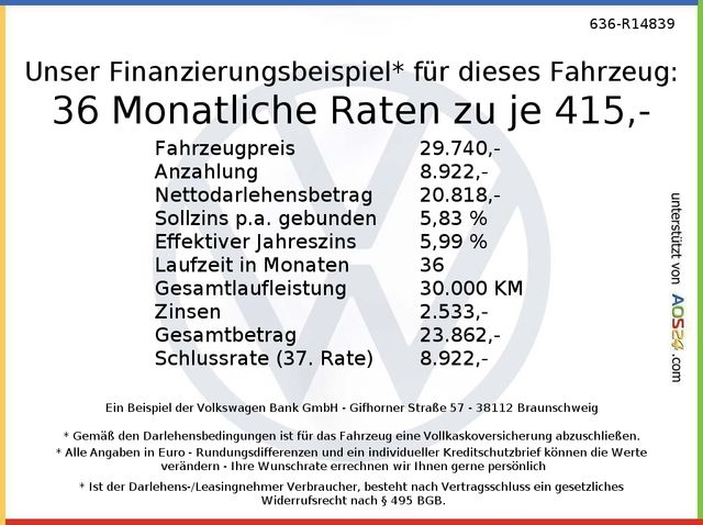 Volkswagen Tiguan Life MOVE 1.5 TSI AHK+HUD+MATRIX+PANO+STA