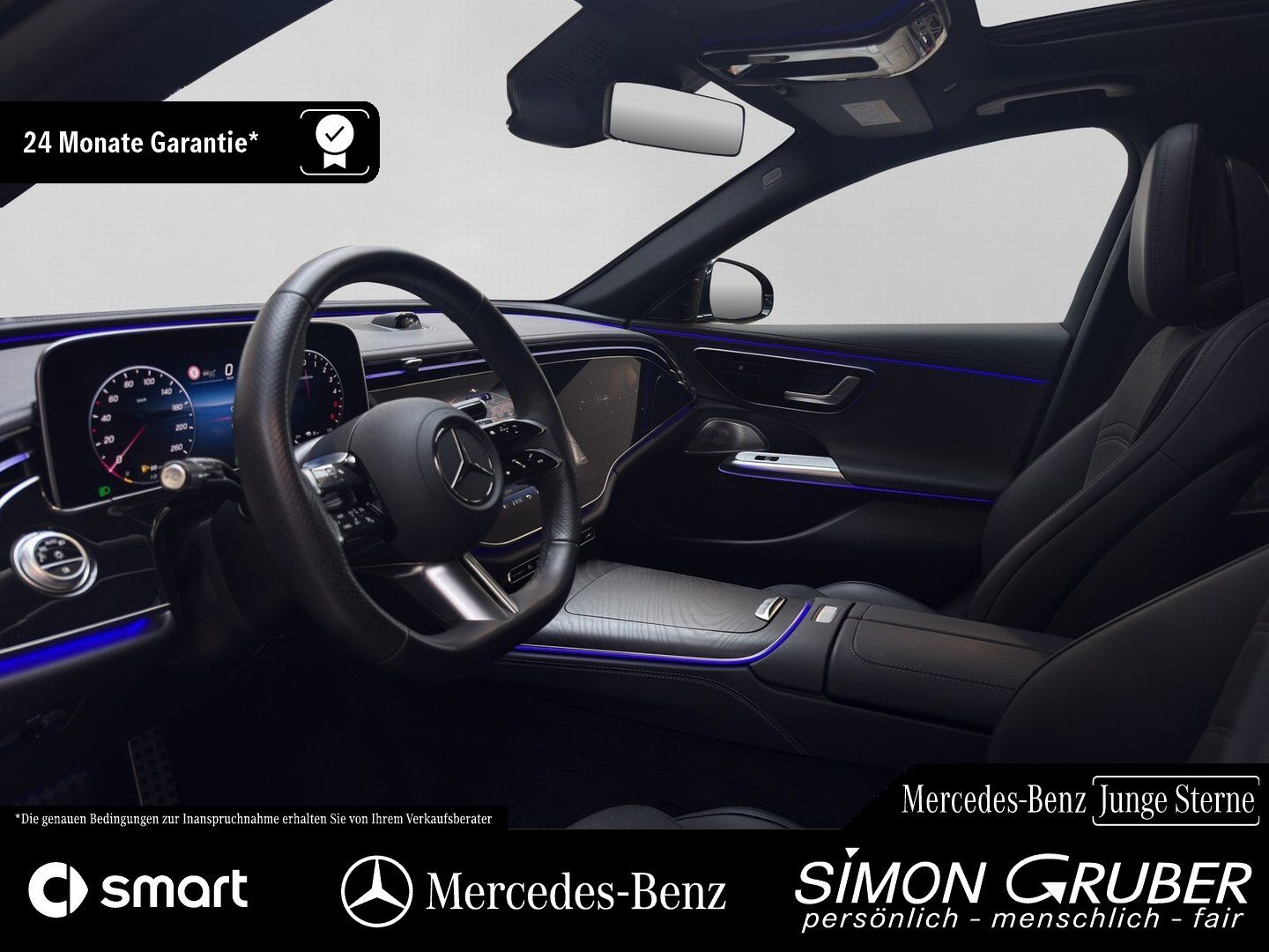 Fahrzeugabbildung Mercedes-Benz E 300 de AMG Pano Superscreen Burm4D Servolock