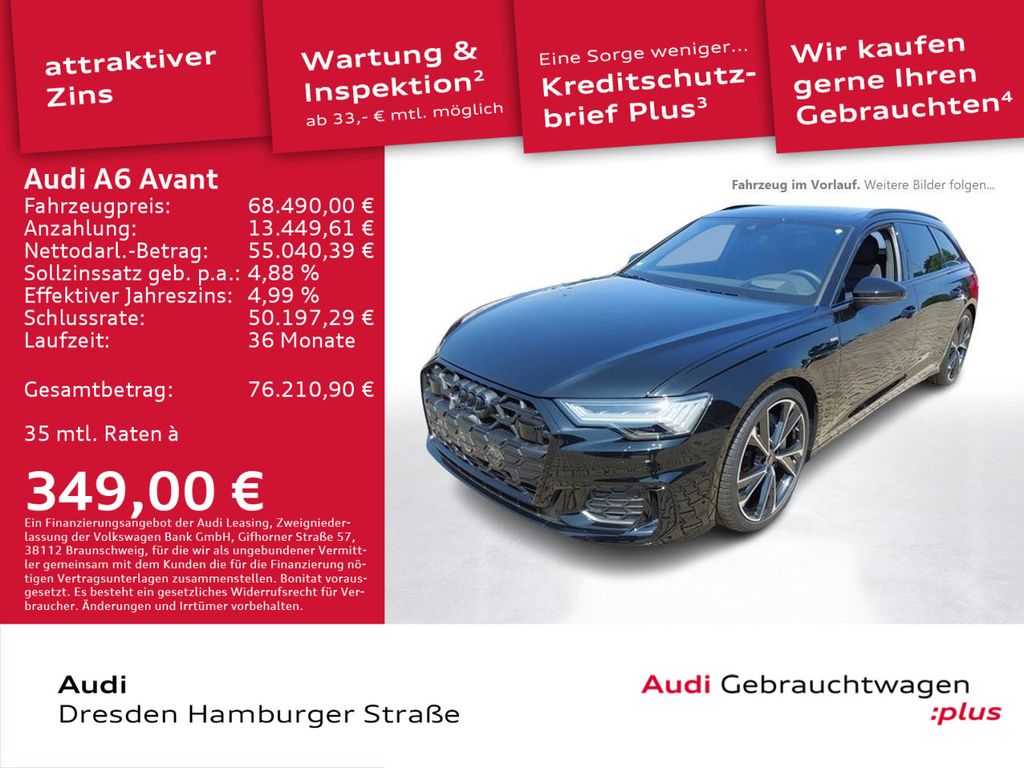 Audi A6 Avant 55TFSI S line qua. Nachtsicht Pano AHZV