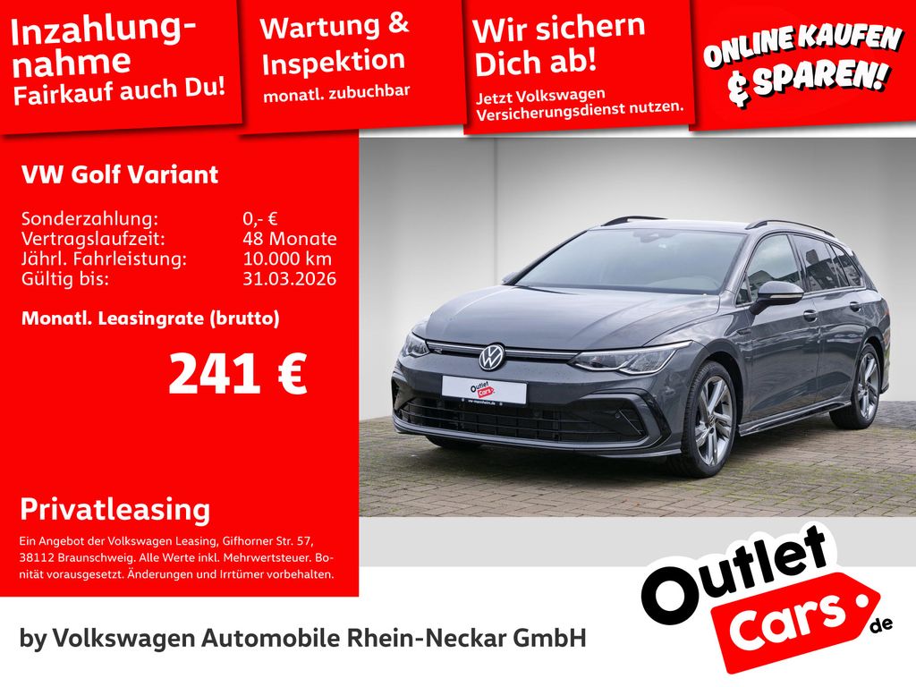 Golf VIII Variant 1.5 TSI R-Line Navi AHK LED uv