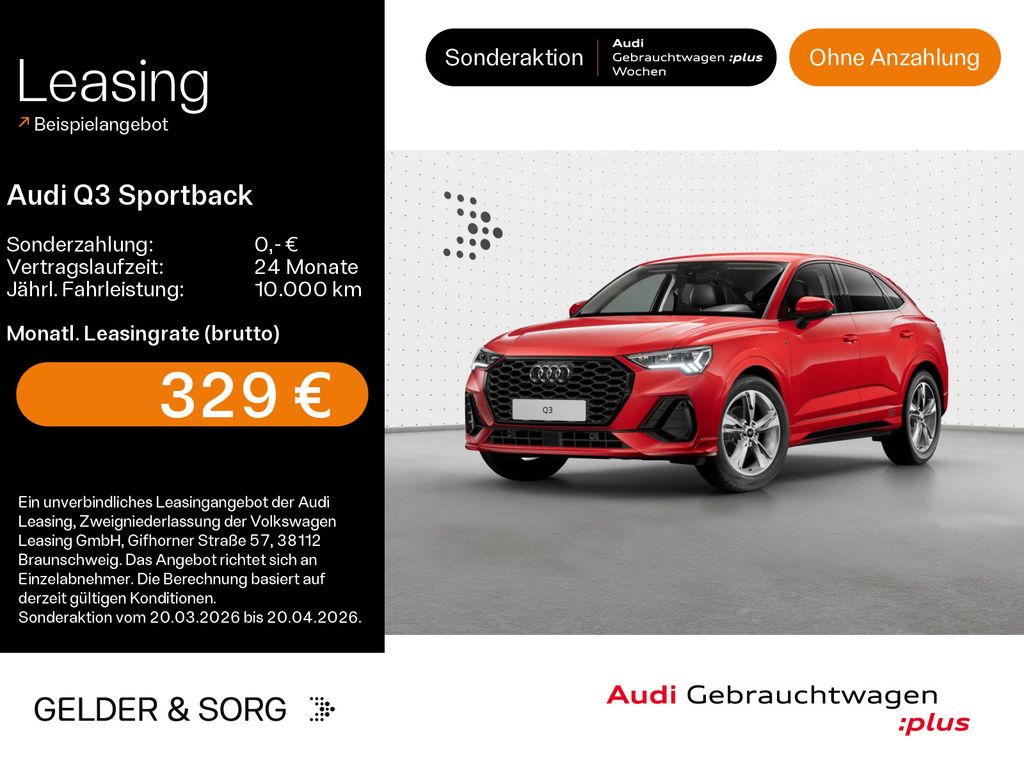 Audi Q3 Sportback 35 TDI S line ACC*360°*AHK*CarPlay*
