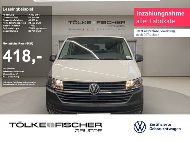 Volkswagen T6.1 DoKa Pritsche 2.0 TDI LR AHK Klima SHZ 2,8t