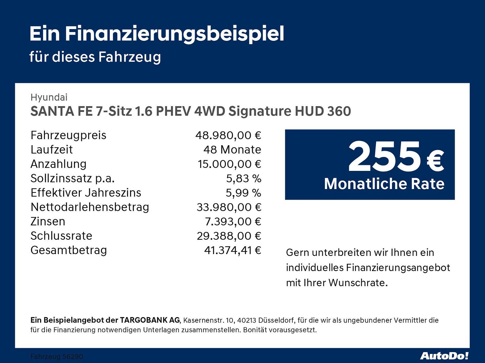 Hyundai SANTA FE 7-Sitz 1.6 PHEV 4WD Signature HUD 360 imagem 3
