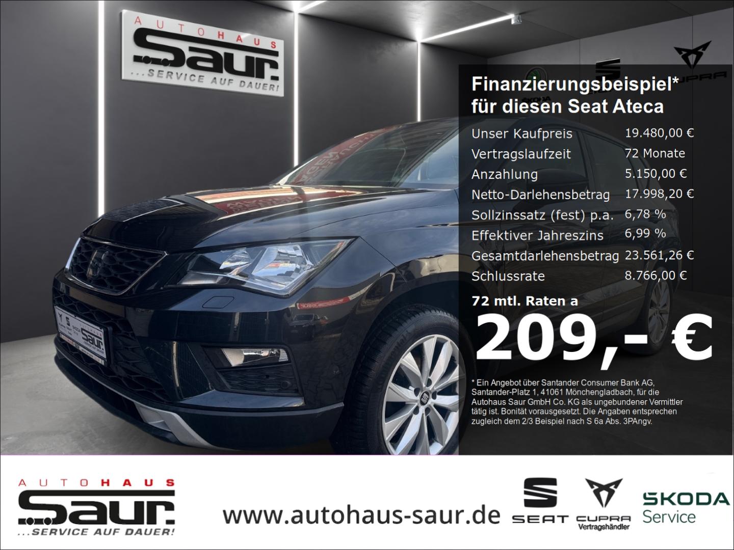 Seat Ateca Style 1.5 TSI DSG RÜCKFAHRKAMERA SHZ NAVI 
