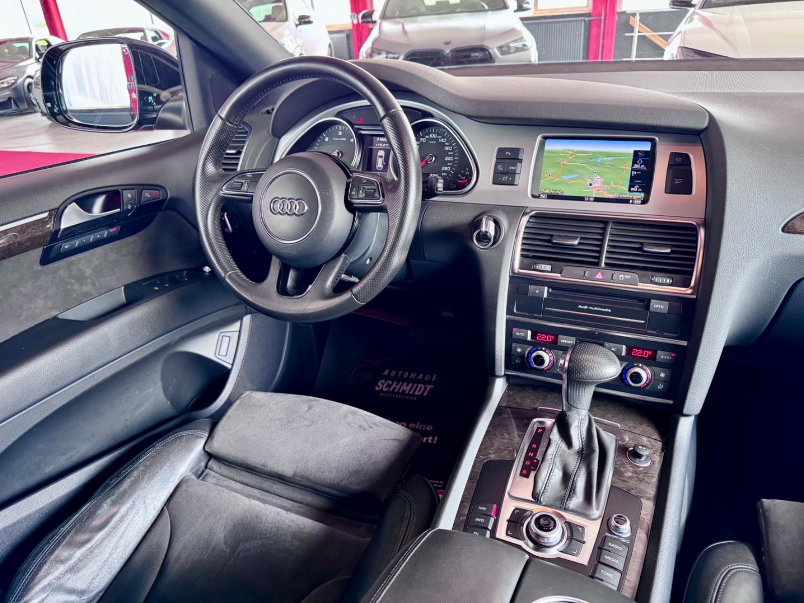 AUDI Q7 4.2 TDI QUATTRO 340ch - S LINE - SUSPENSION PNEUMATIQUE - ATTELAGE - JANTES 21" - CLIMATISATION
