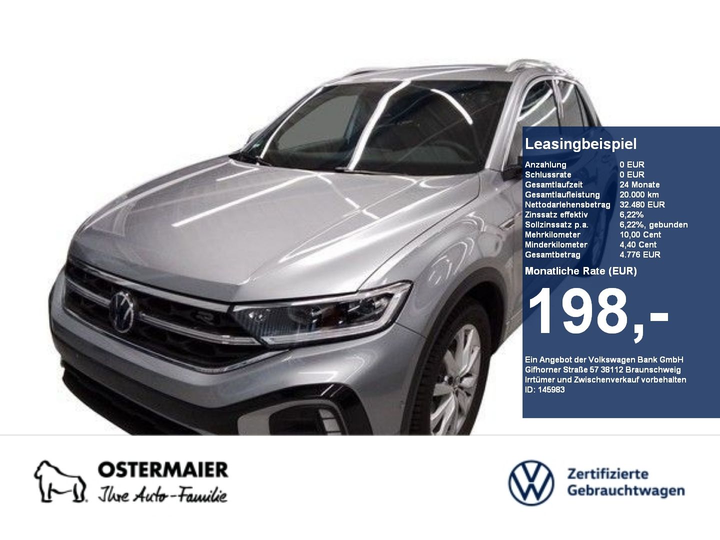 Volkswagen T-Roc R-LINE 2.0TDI 150PS NP.55T NAVI.AHK.STDHZG
