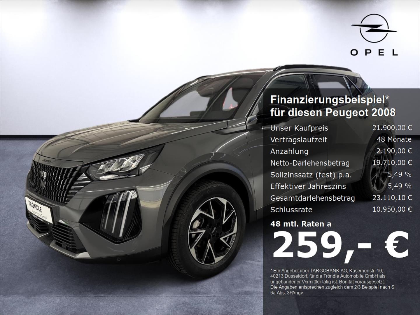 Peugeot 2008 Allure 1.2 PureTech 130 LED CarPlay Klimaau