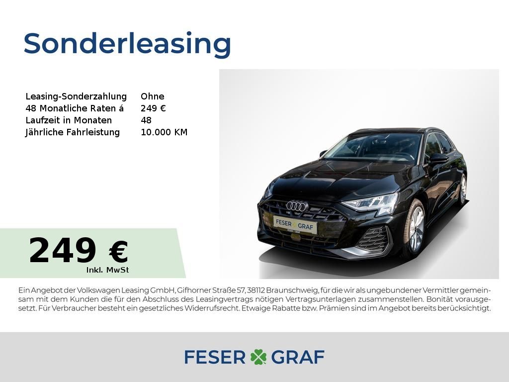 Audi A3 Sportback TFSI S tronic S line/Tech/ACC/SHZ