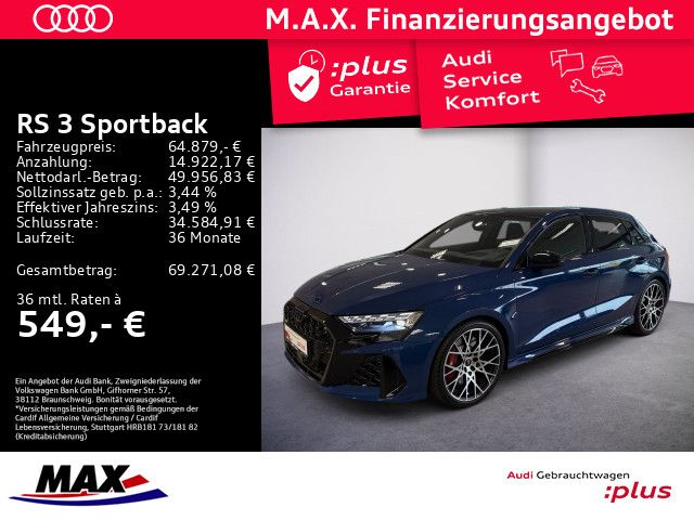 RS3 Sportback 2.5 TFSI quattro MARTIX+PANO+KAM+H