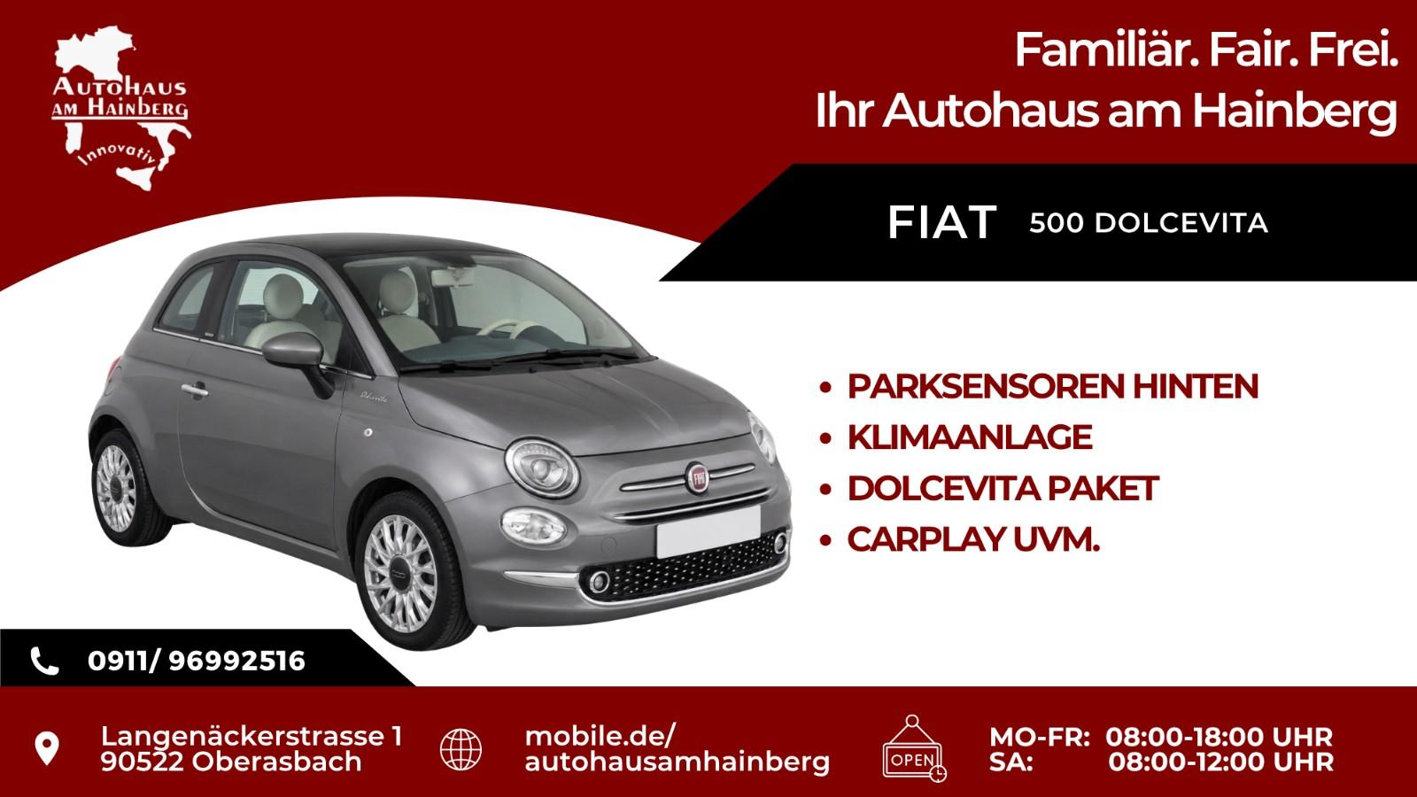 Fiat 500 Dolcevita *PDC*KLIMA*CARPLAY