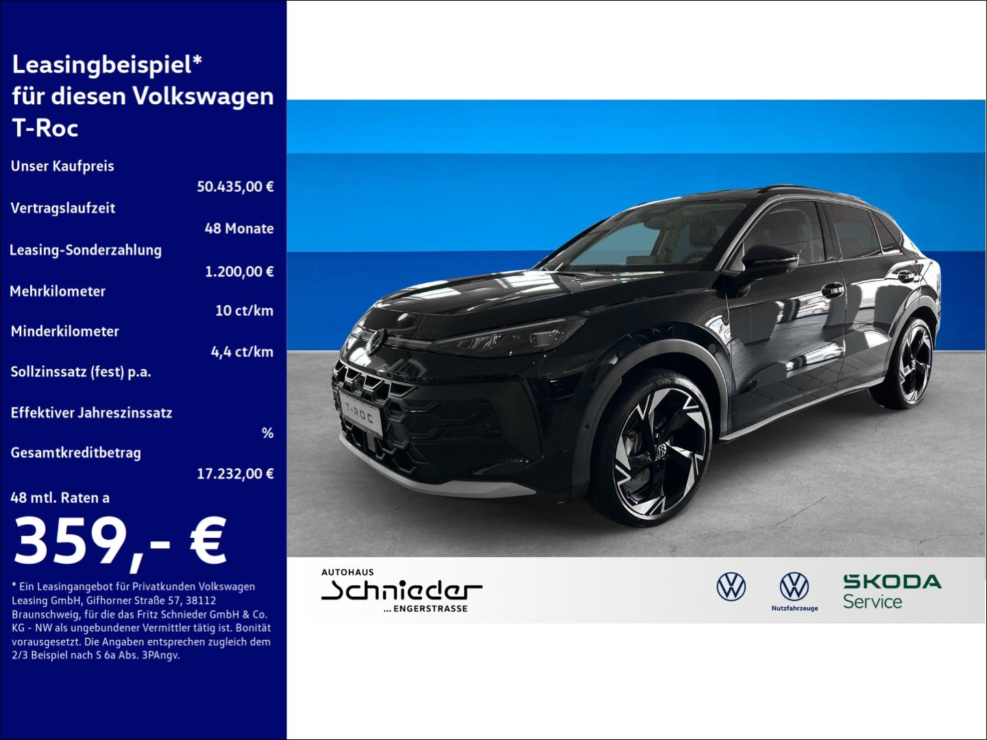 Volkswagen T-Roc Style 1.5l eTSI IQ.DRIVE IQ.LIGHT EASY OPE