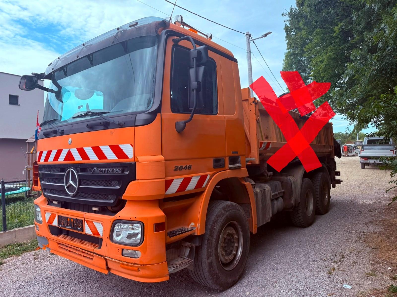Mercedes-Benz Actros 2646 / 6X4 / Chassis / EPS 3 Pedal