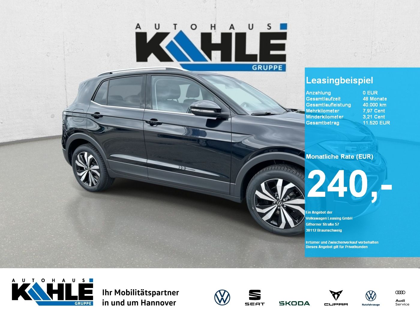Volkswagen T-Cross 1.5 TSI ACT DSG Style AHK GJR RFK
