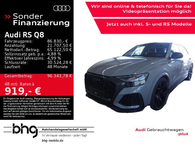 AUDI RS Q8 tiptronic Keramik RSAbgas-Design HUD HDMat