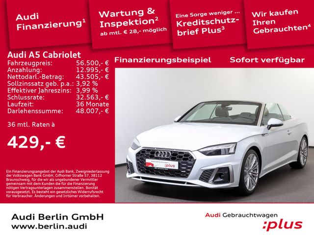 Audi A5 Cabriolet S line 40 TFSI qu. S tr. HUD 360°