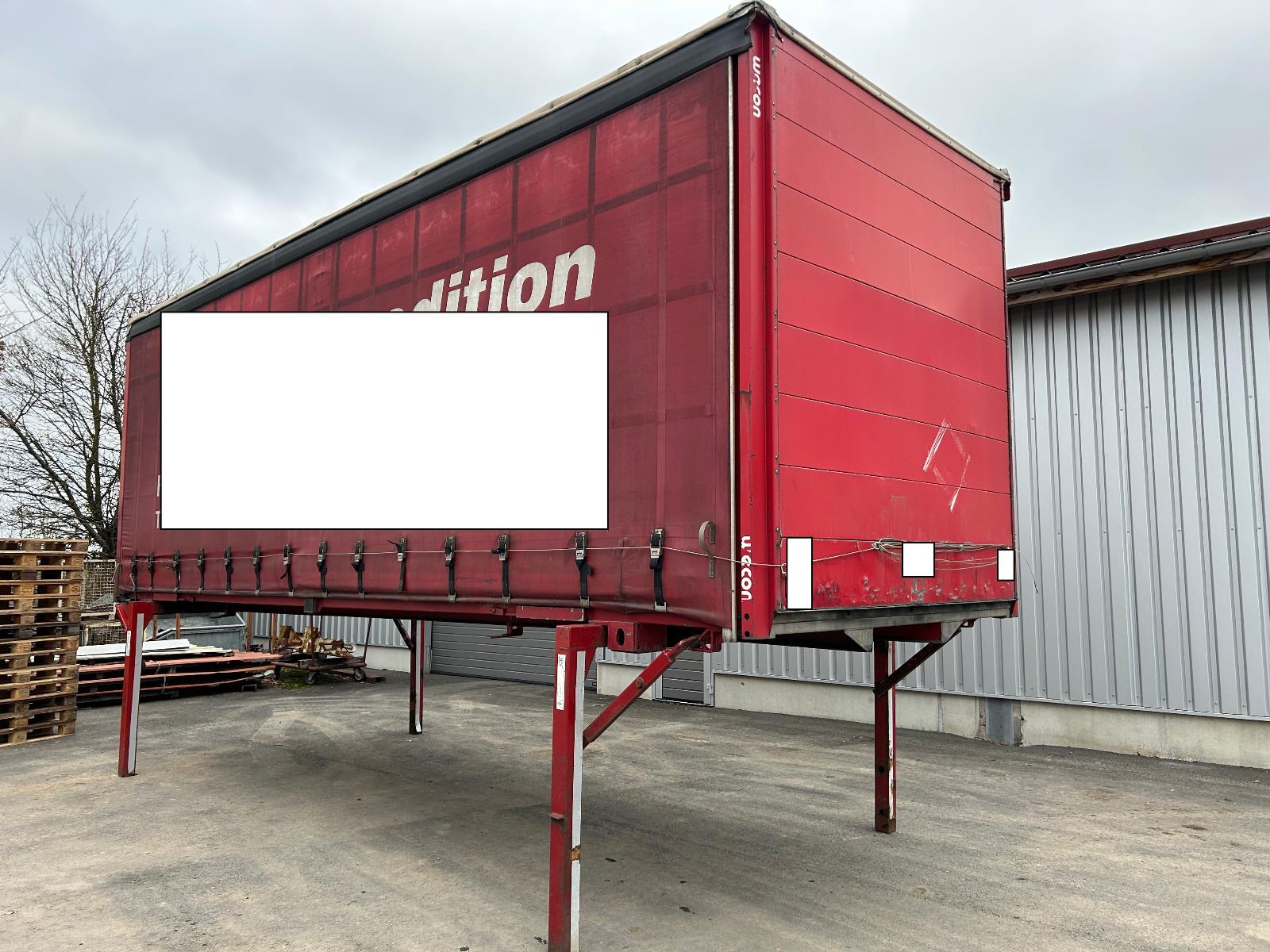 Wecon Wechselbrücke 7,45m VERZINKT EDSCHA Schiebeplane