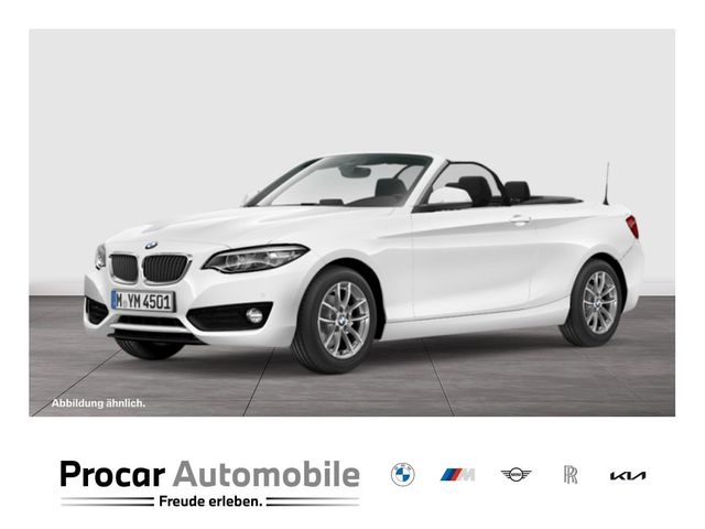 BMW 218i Cabrio Advantage Navi PDC v+hi. DAB