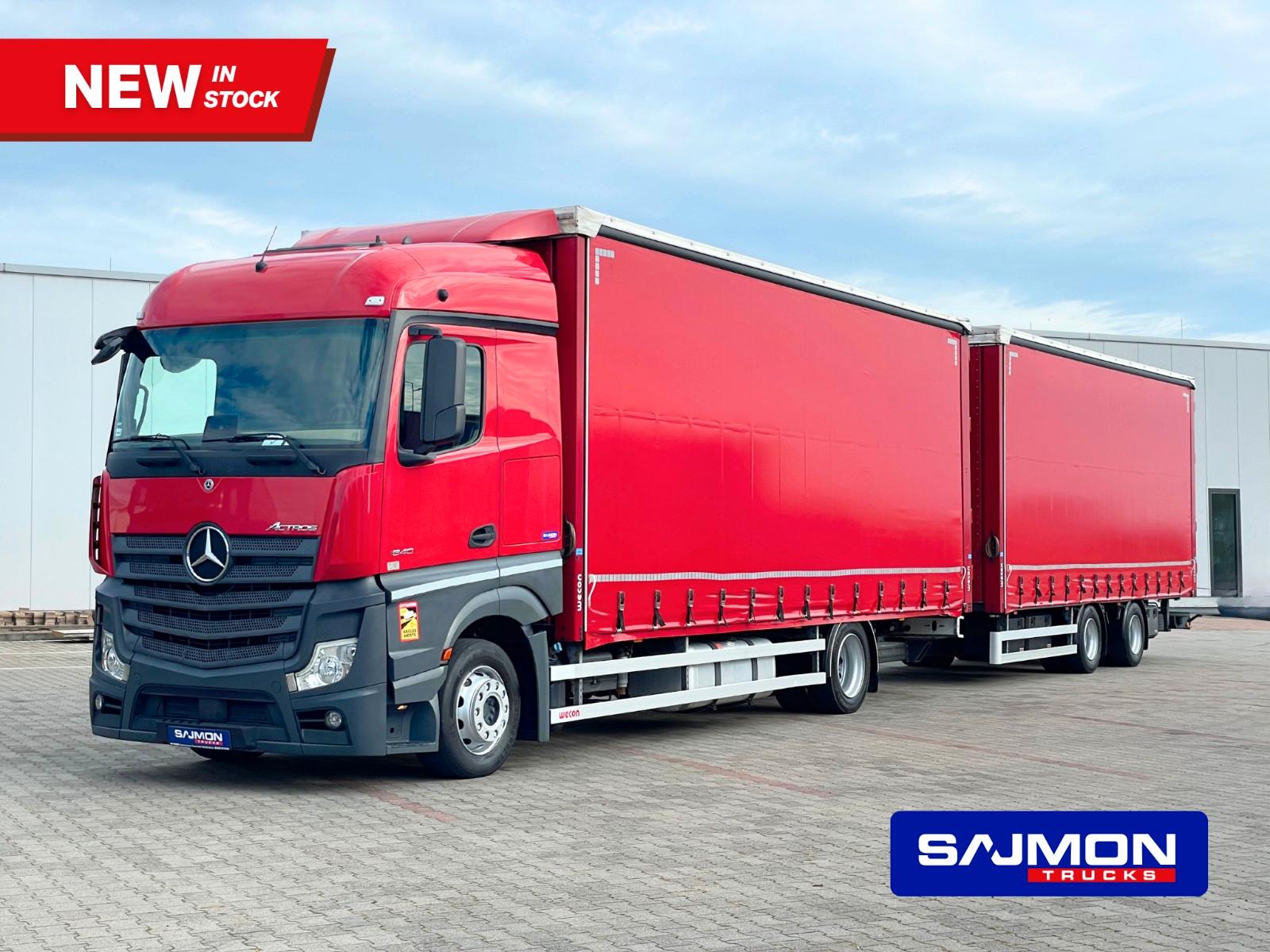 Mercedes-Benz Actros 1840 2 x 770 komplet 38 palet tandem jumb