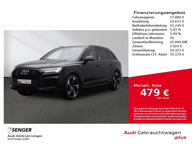 Audi Q7 55 TFSI e S line quattro Matrix Pano B&O AHK