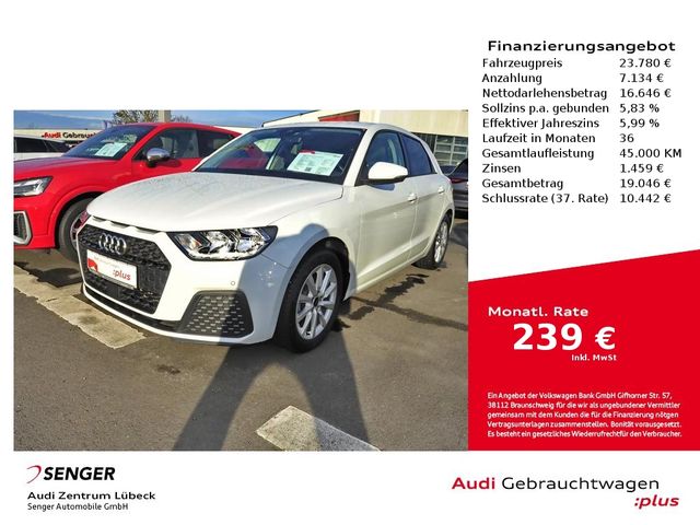 Audi A1 Sportback 25 TFSI Audi connect Navi Sitzhzg.