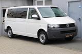 Volkswagen T5 Transporter lang 9 Sitzer+Klima+1.Hand - Volkswagen T5: Weiß