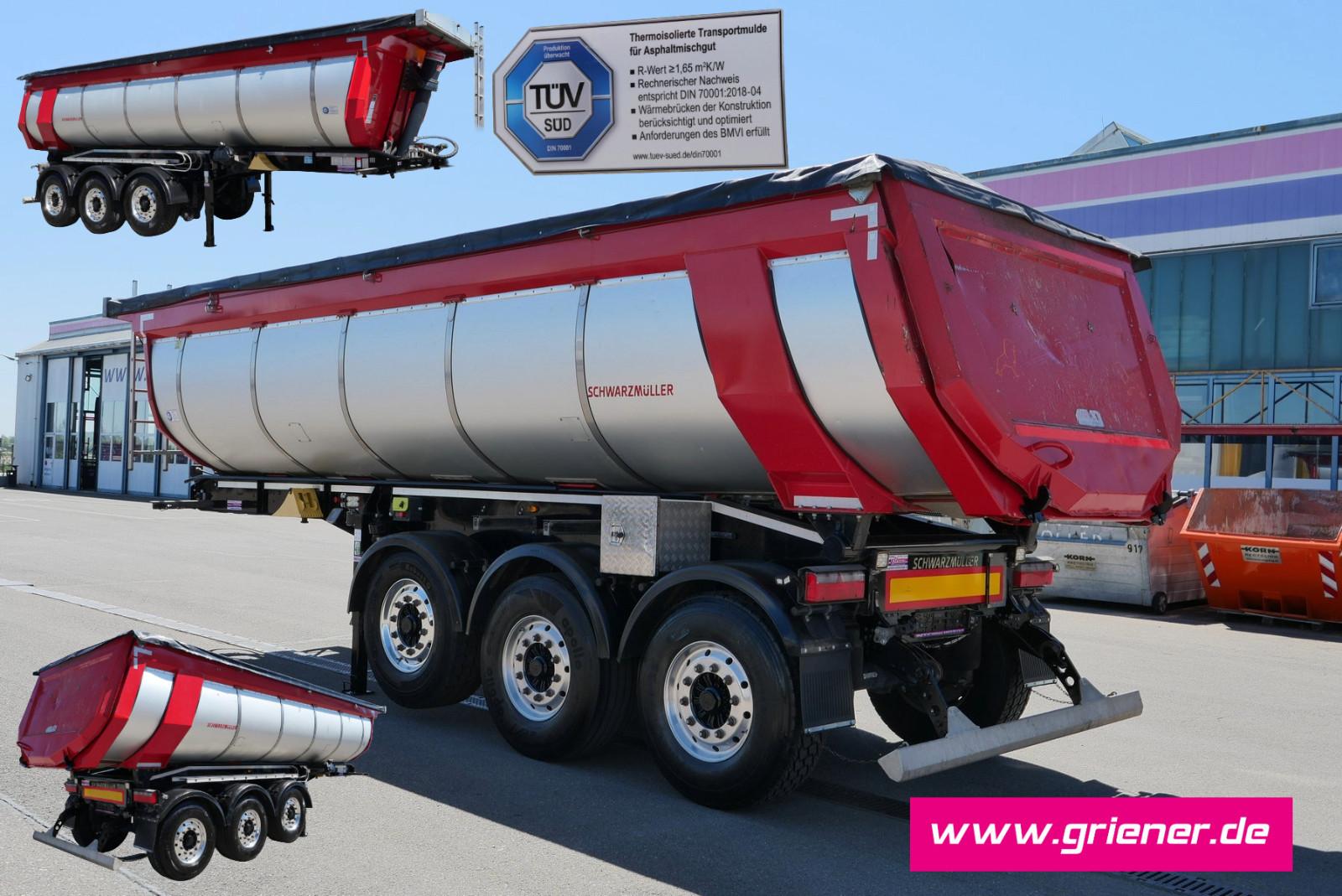 Schwarzmüller HARDOX MULDE / THERMO /25m³  5 mm BPW /ALUFELGEN