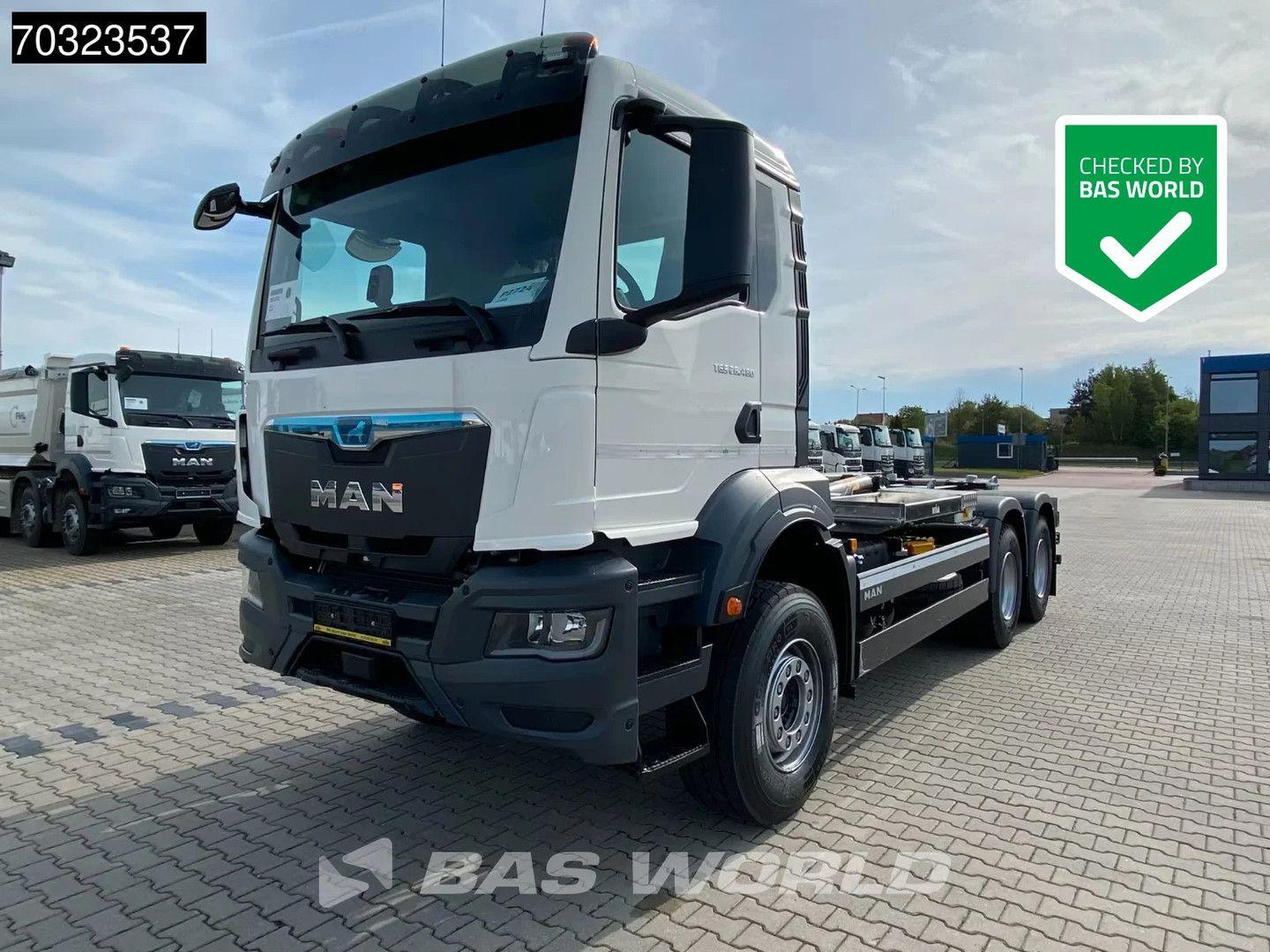 MAN TGS 26.480 TGS 6X4 NEW! HYVA 20-57S container sy