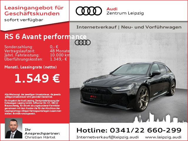 Audi RS 6 Avant performance Vmax305*Keramik*StHz*HuD*