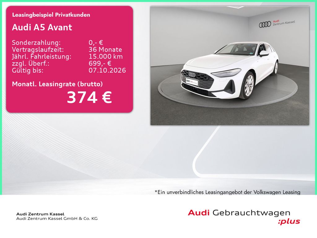 A5 Avant TFSIe qu. LED AHK Kam. Navi Standklima