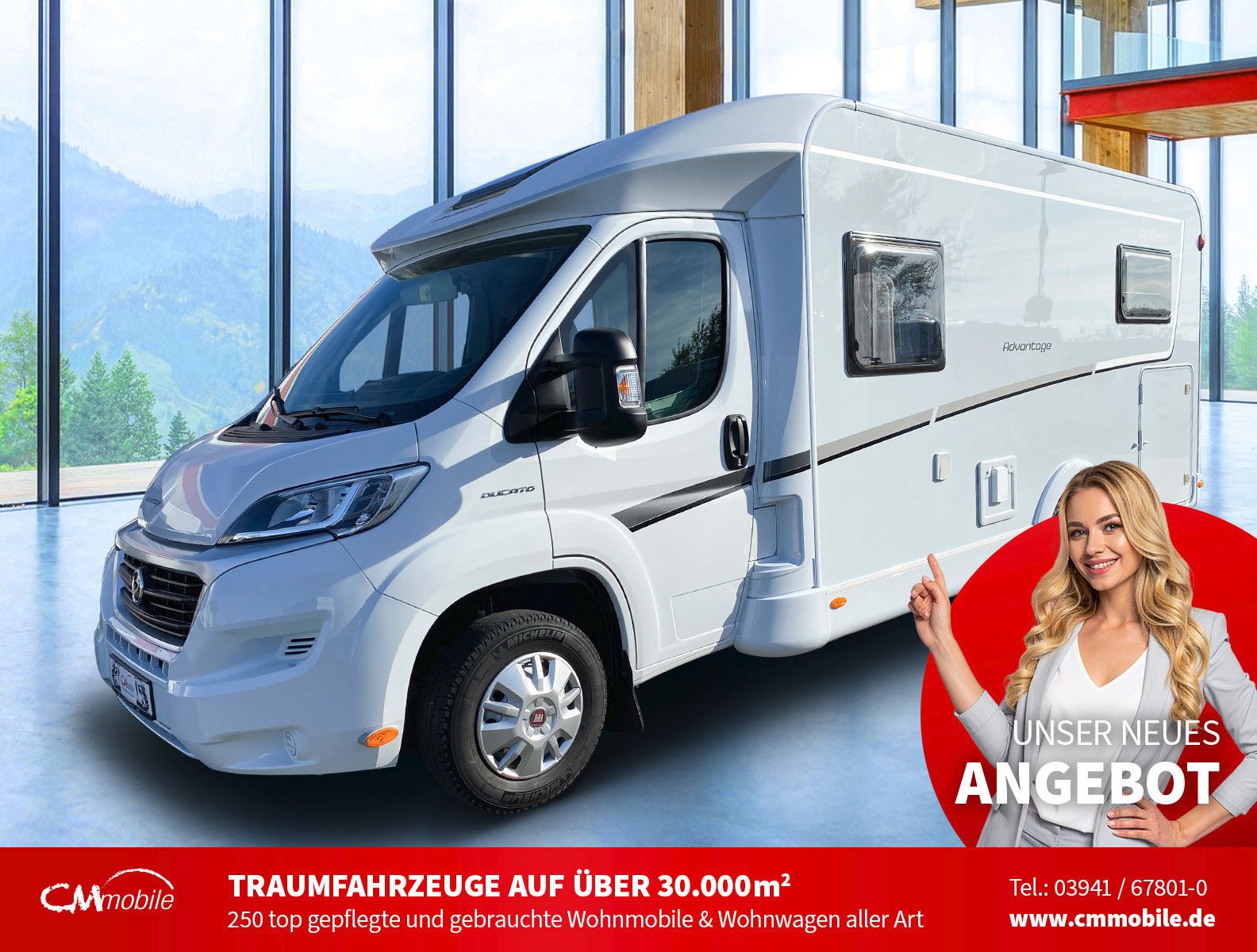 Dethleffs
 Advantage T 6611 - Einzelbetten - 1. Hand -
