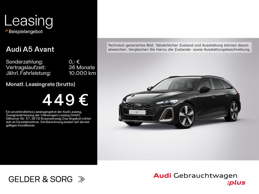 A5 Avant 40 TDI S line AHK*B&O*HuD*Matrix*360°