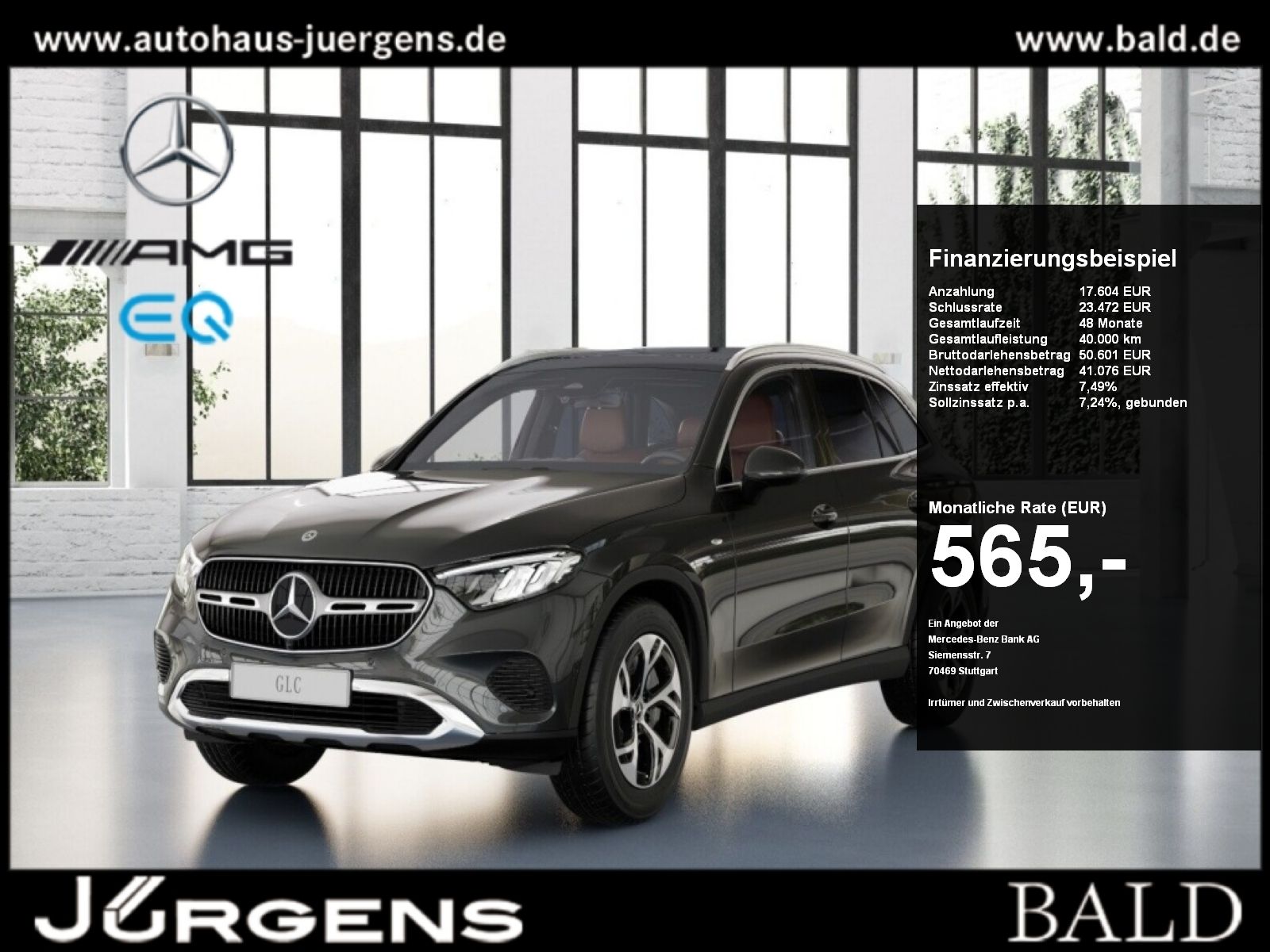 MERCEDES-BENZ GLC 300 e 4M Avantgarde/Pano/Burm/AHK/Memo/Totw