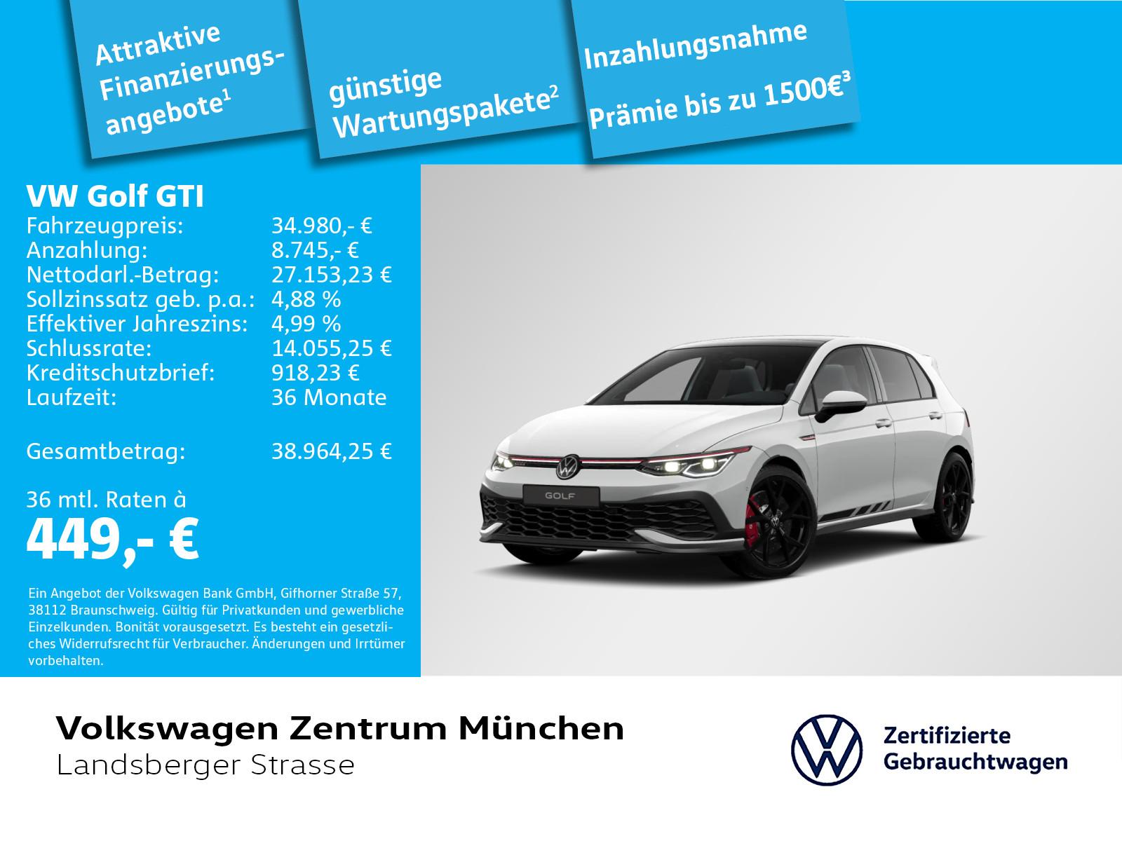Volkswagen Golf VIII GTI Clubsport 2.0 TSI ACC IQ.Light Nav
