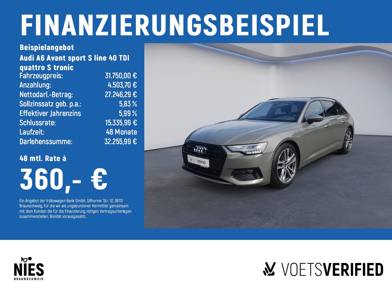 Audi A6 Avant sport S line 40 TDI quattro S tronic AH