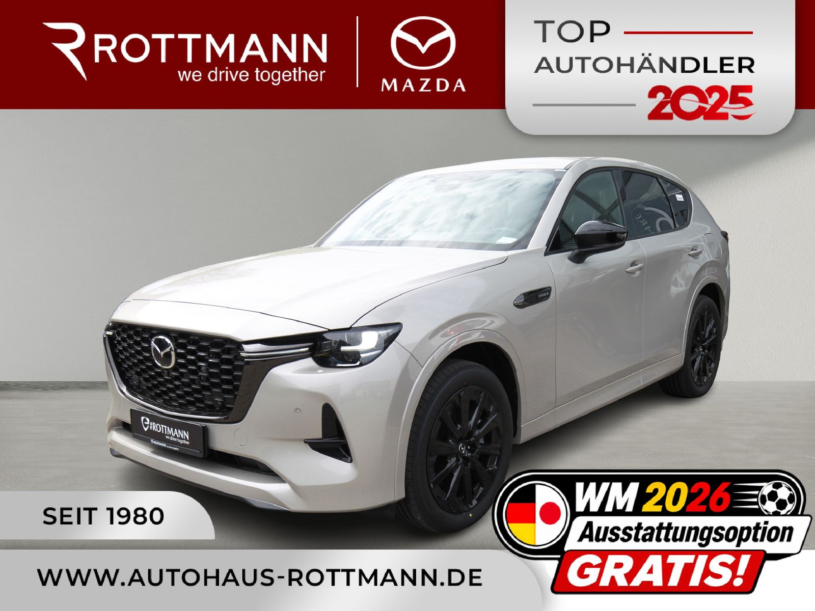 Mazda CX-60 PHEV 327ps Aut. AWD Homura COSO-Paket