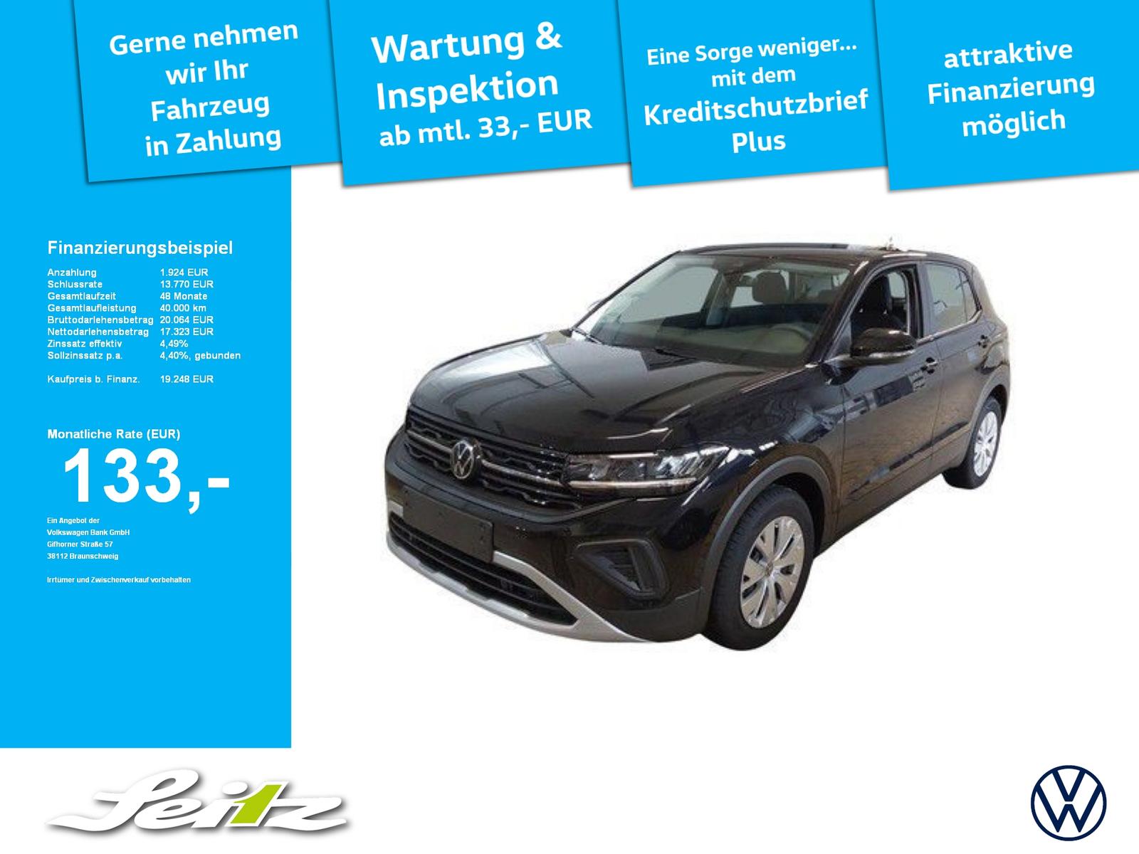 Volkswagen T-Cross 1.0 TSI *LED*PARKSENSOR*SITZHZG*APPCON*